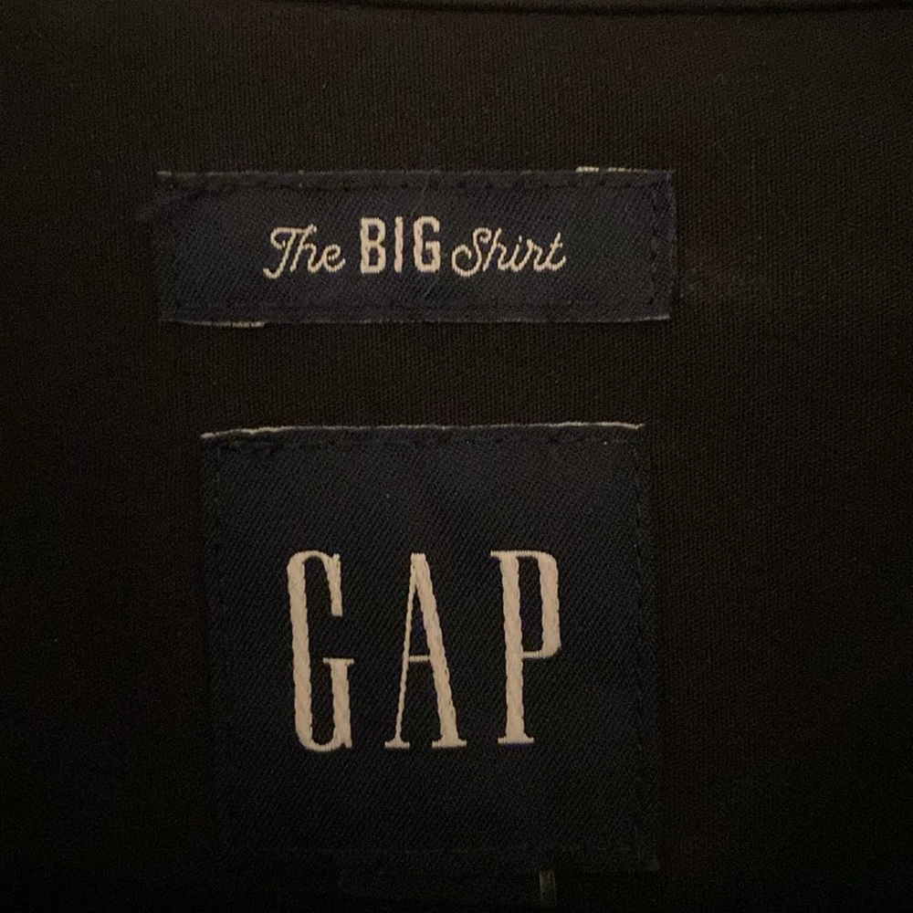 Gap The Big Shirt NWT XL Tall - Picture 2 of 3
